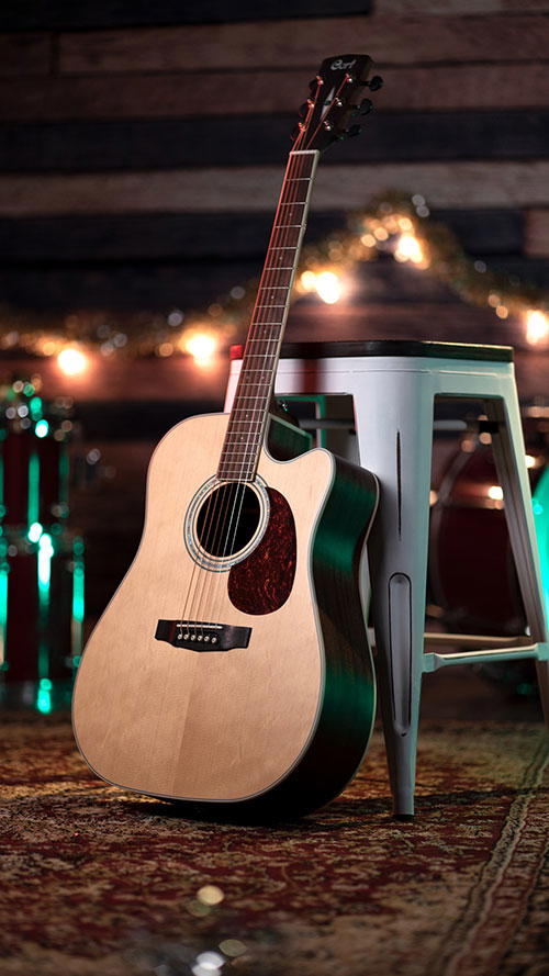 CORT Guitarra Acústica Mr710F Nat