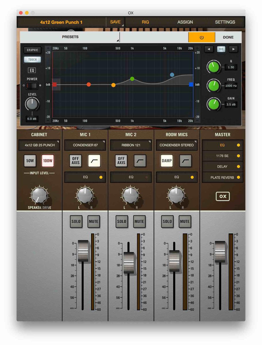 Universal Audio OX Amp to Box