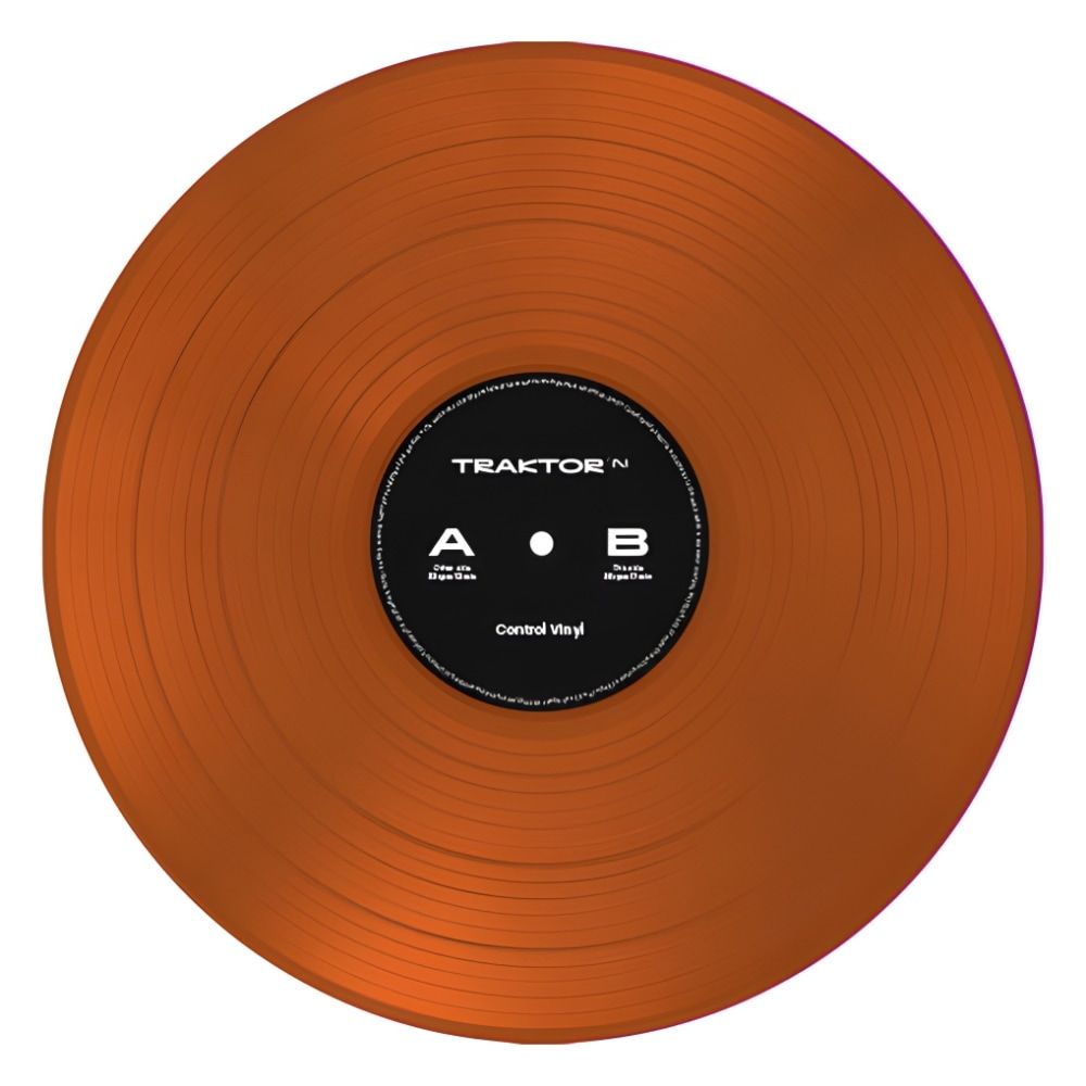 Native Instruments Traktor Vinyl Orange Transp
