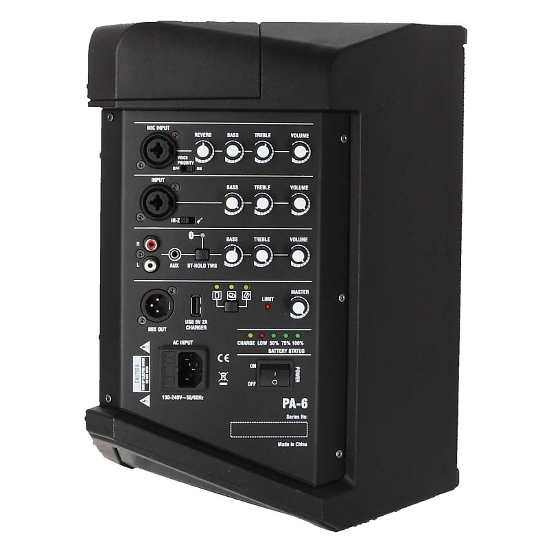 Definitive audio ATLANTIS PA-6 Altavoz activo a batería