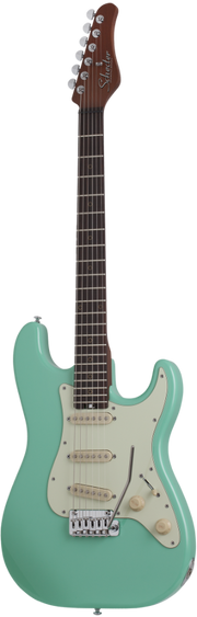 SCHECTER NICK JOHNSTON TRAD L/H SSS A. GREEN