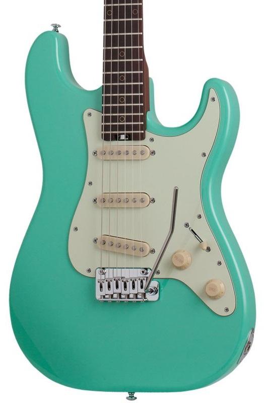 SCHECTER NICK JOHNSTON TRAD L/H SSS A. GREEN