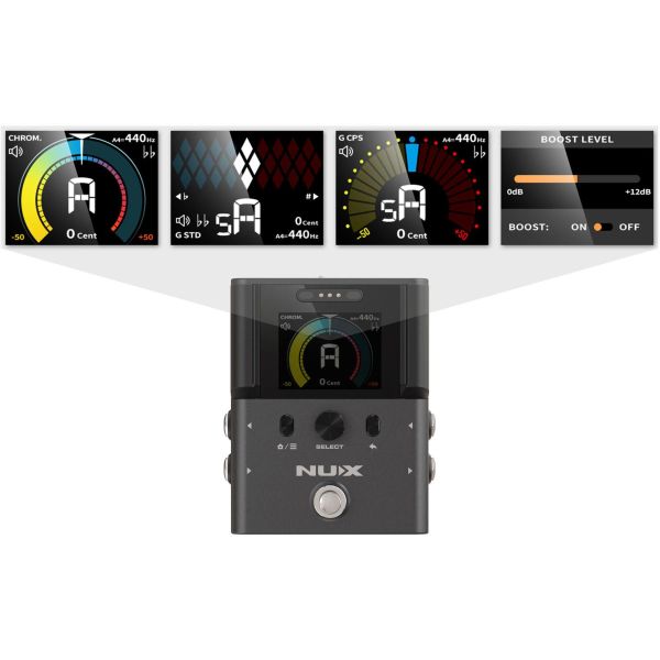 NUX B-8 Pedal tuner inalámbrico