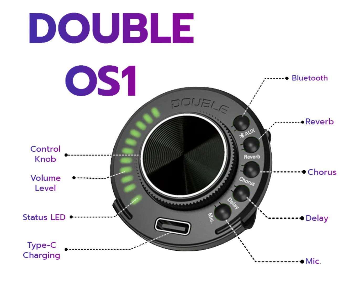 DOUBLE OS1 PREAMPLIFICADOR GUITARRA