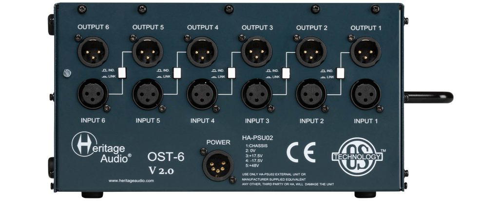 HERITAGE AUDIO OST 6 6 Slot 500 Series OST Enclosu