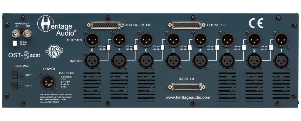 HERITAGE AUDIO OST 8 ADAT 8 Slot 500 Series OST En