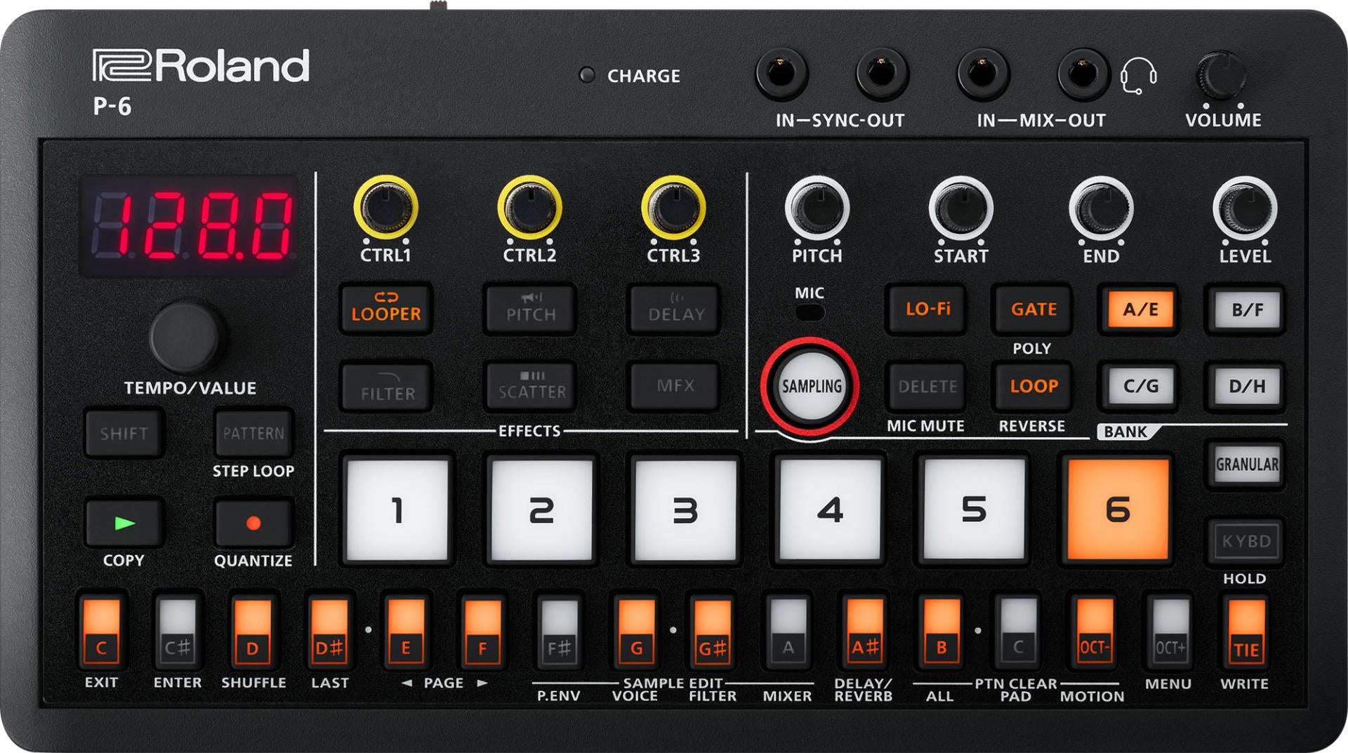 Roland Aira Compact P-6 (B-Stock)