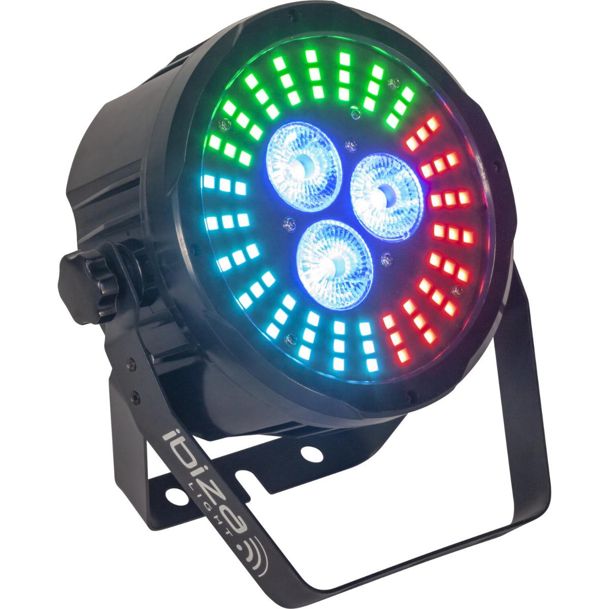IBIZA LIGHT PARLED318-FX2 3 x 18W 6-in-1 LEDS PAR
