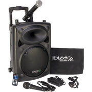 IBIZA SOUND PORT10VHF-BT 10'' PORTABLE KARAOKE SET
