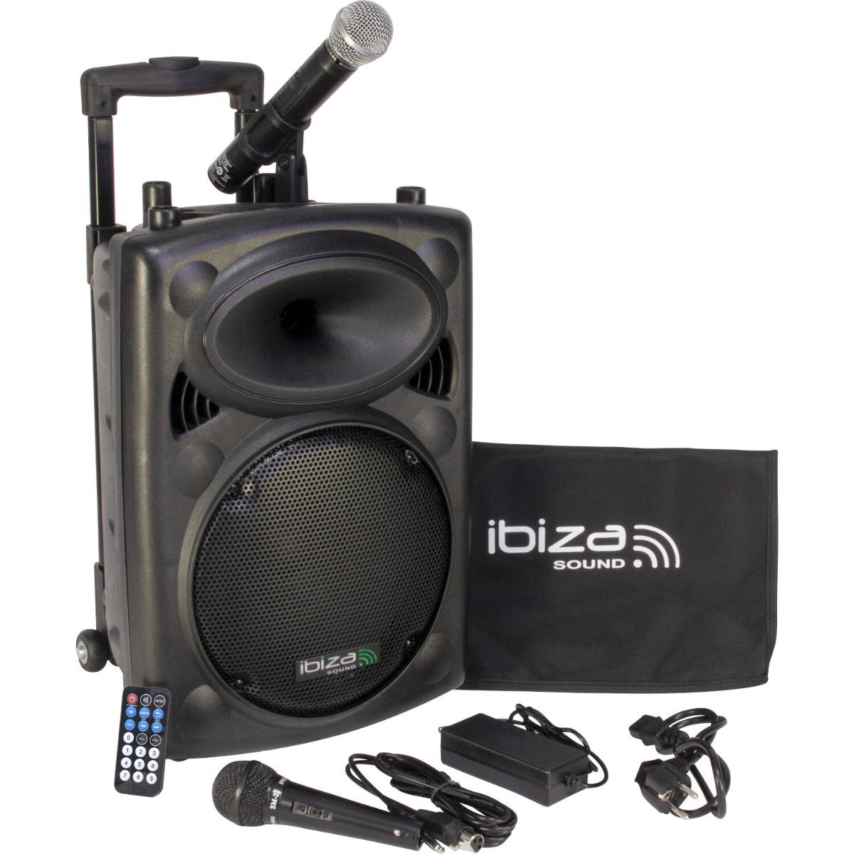 IBIZA SOUND PORT10VHF-BT 10'' PORTABLE KARAOKE SET