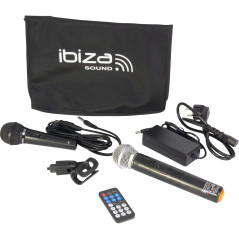 IBIZA SOUND PORT10VHF-BT 10'' PORTABLE KARAOKE SET