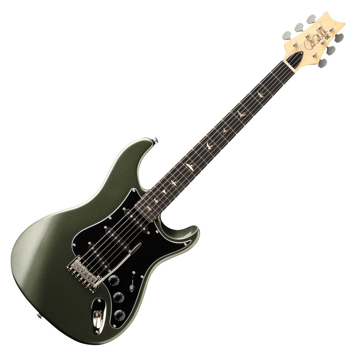 PRS SE SILVER SKY LAND ROVER WOOLSTONE GREEN