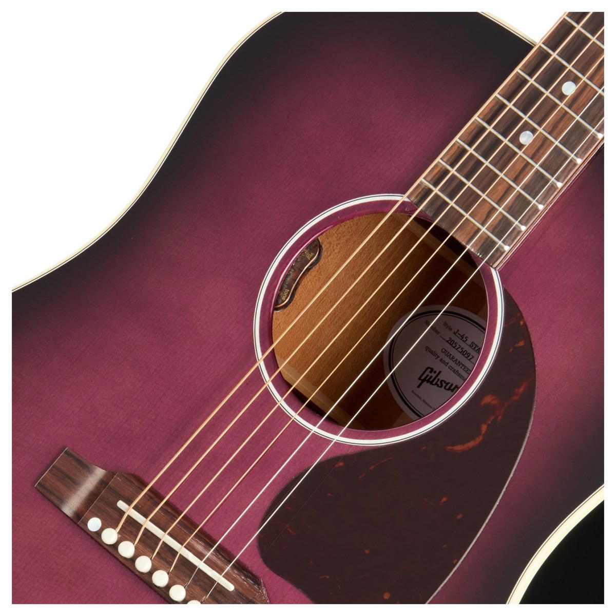 GIBSON J-45 STANDARD PURPLE BURST
