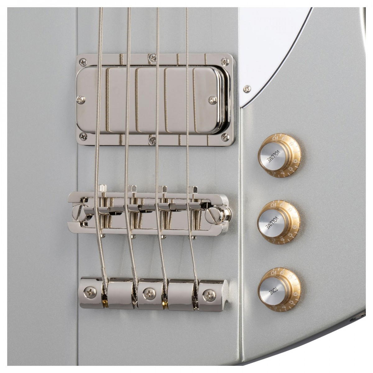 EPIPHONE THUNDERBIRD 64 SILVER MIST CON FUNDA