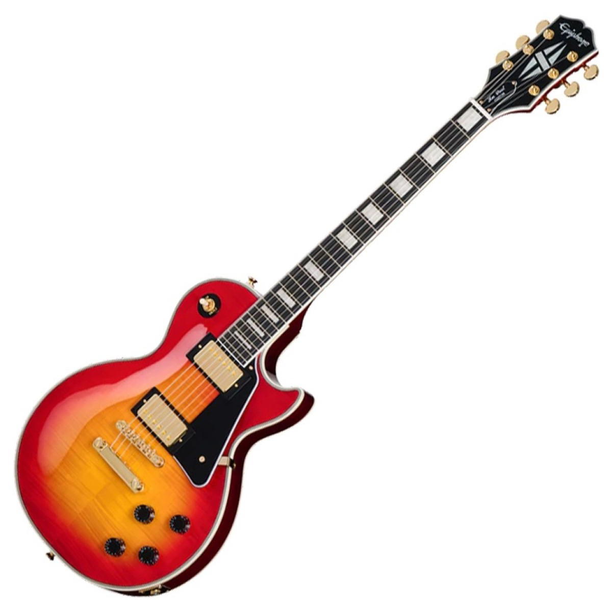 EPIPHONE LES PAUL CUSTOM FIGURED  IG CHERRY SUNBURST