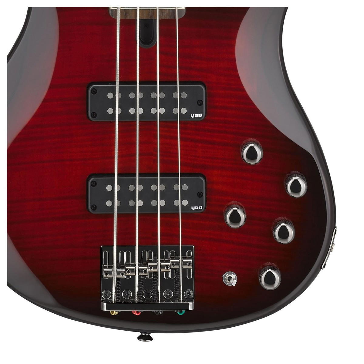 YAMAHA TRBX 604FM DARK RED BURST
