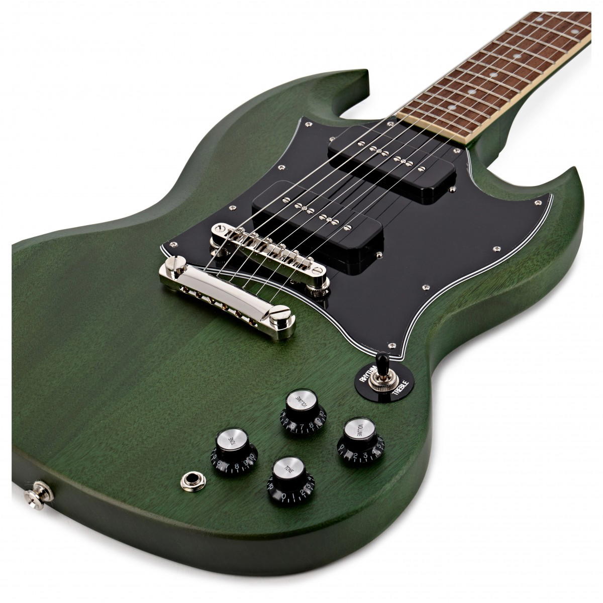 EPIPHONE SG CLASSIC P-90S WORN INVERNESS GREEN