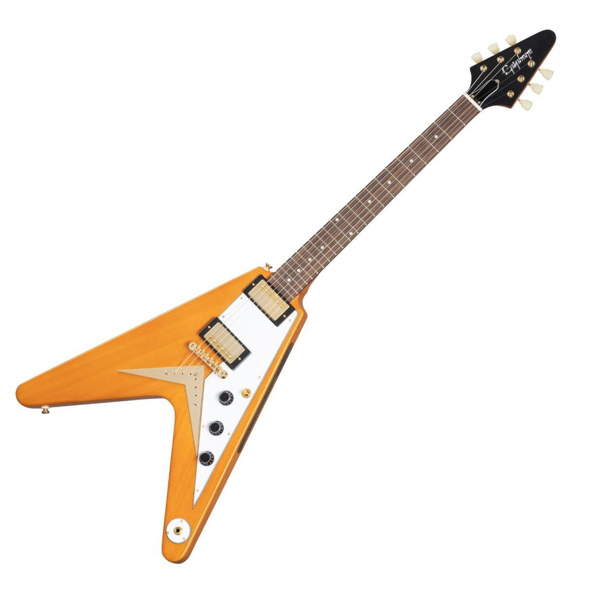 EPIPHONE KORINA FLYING V CON ESTUCHE AGED NATURAL