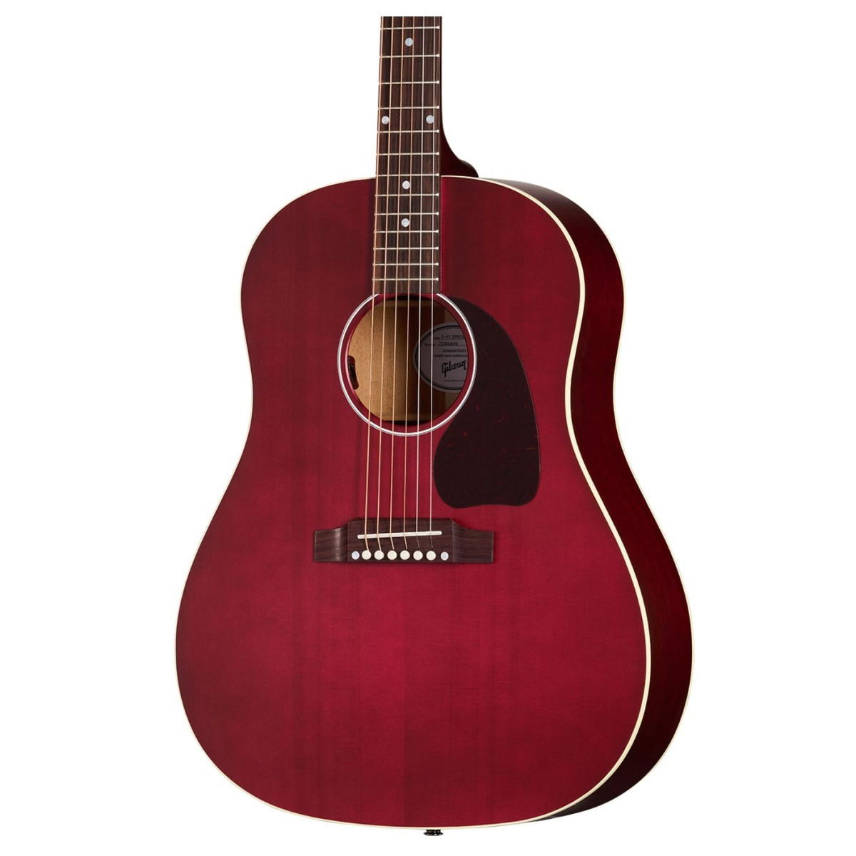 GIBSON J-45 SPECIAL SATIN WINE RED