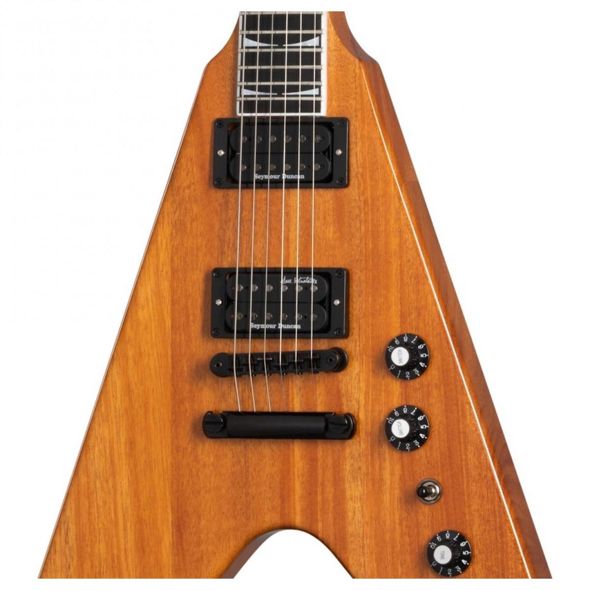GIBSON DAVE MUSTAINE FLYING V EXP ANTIQUE NATURAL