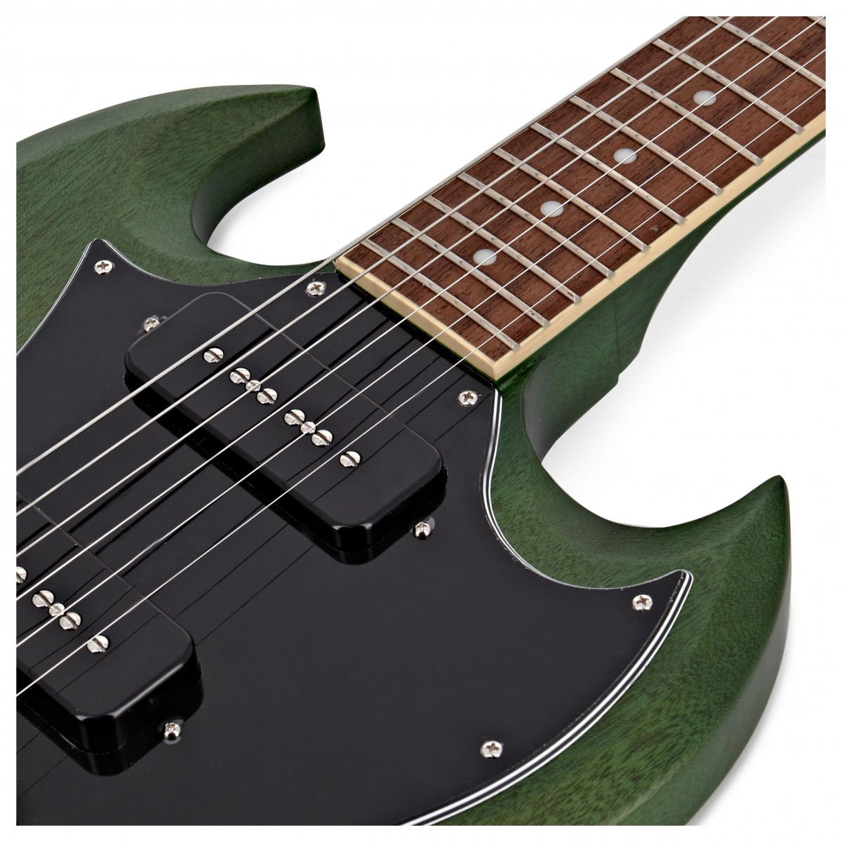 EPIPHONE SG CLASSIC P-90S WORN INVERNESS GREEN