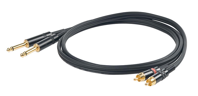 Proel CHLP310LU3 2 x RCA - 2 x Jack 3m