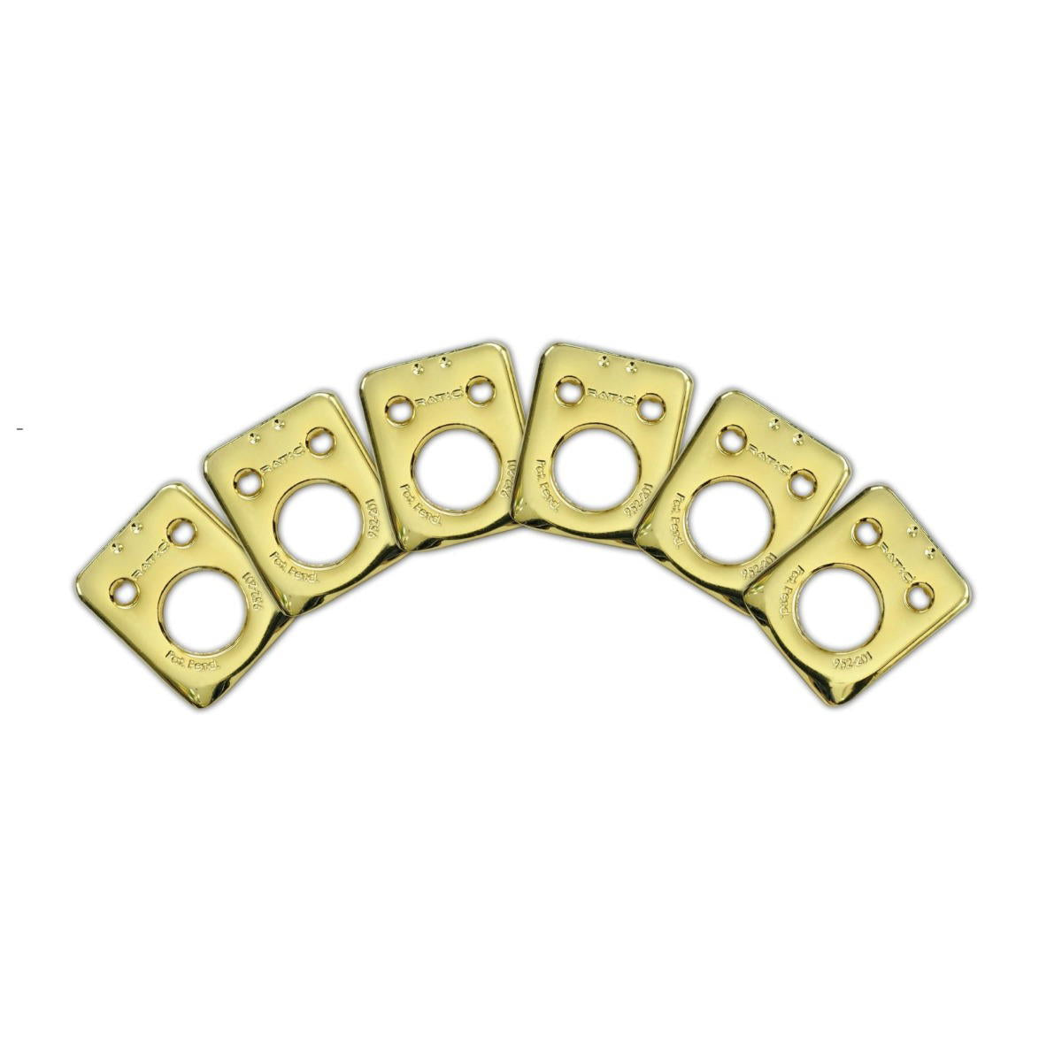 TUSQ Premium Plates For Fender Style 2 Pin Hole - Gold