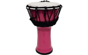 Tanga Djembe de 7". PVC. Color rosa fluorescente