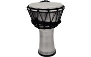 Tanga Djembe de 7". PVC. Color plata