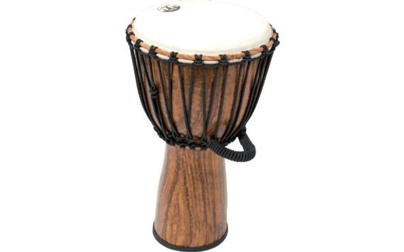 Tanga Djembe de 12". PVC. Diseño que imita a la madera
