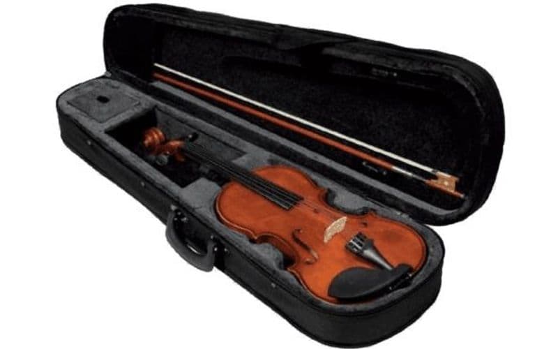 Herald Violín de madera sólida 1/2 Herald