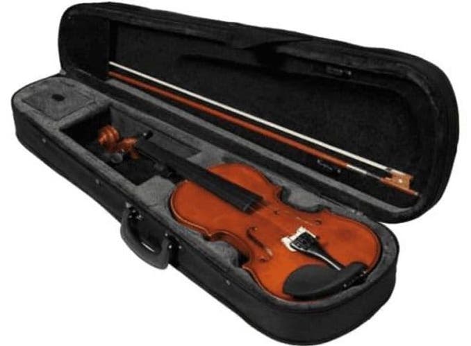 Herald Violín de madera sólida 3/4 Herald