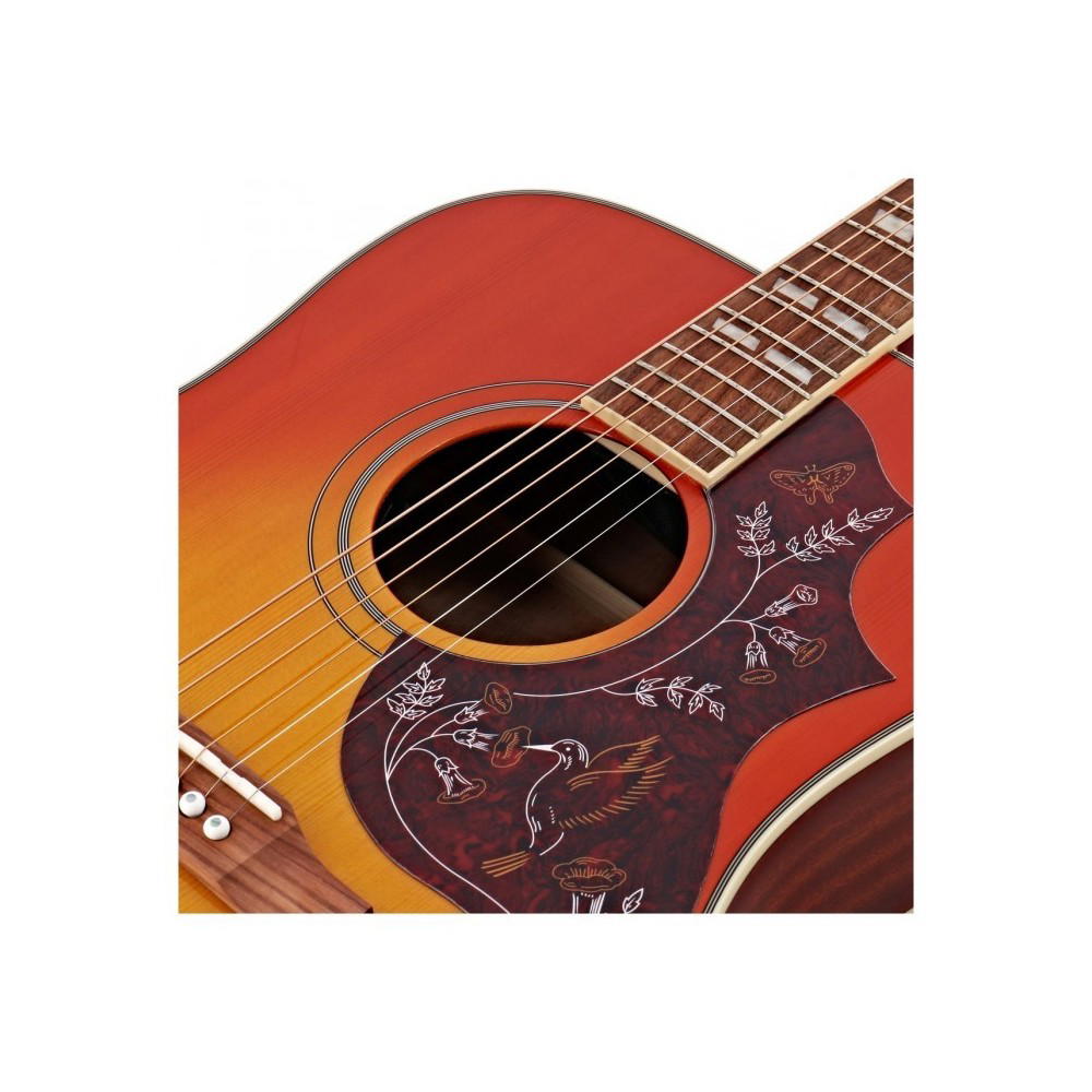 EPIPHONE HUMMINGBIRD SOLIDA FISHMAN AGED CHERRY SU