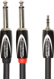 Roland Cable RCC-15-3528 Black MiniJack ST - 2 x Jack 4,5 Metros