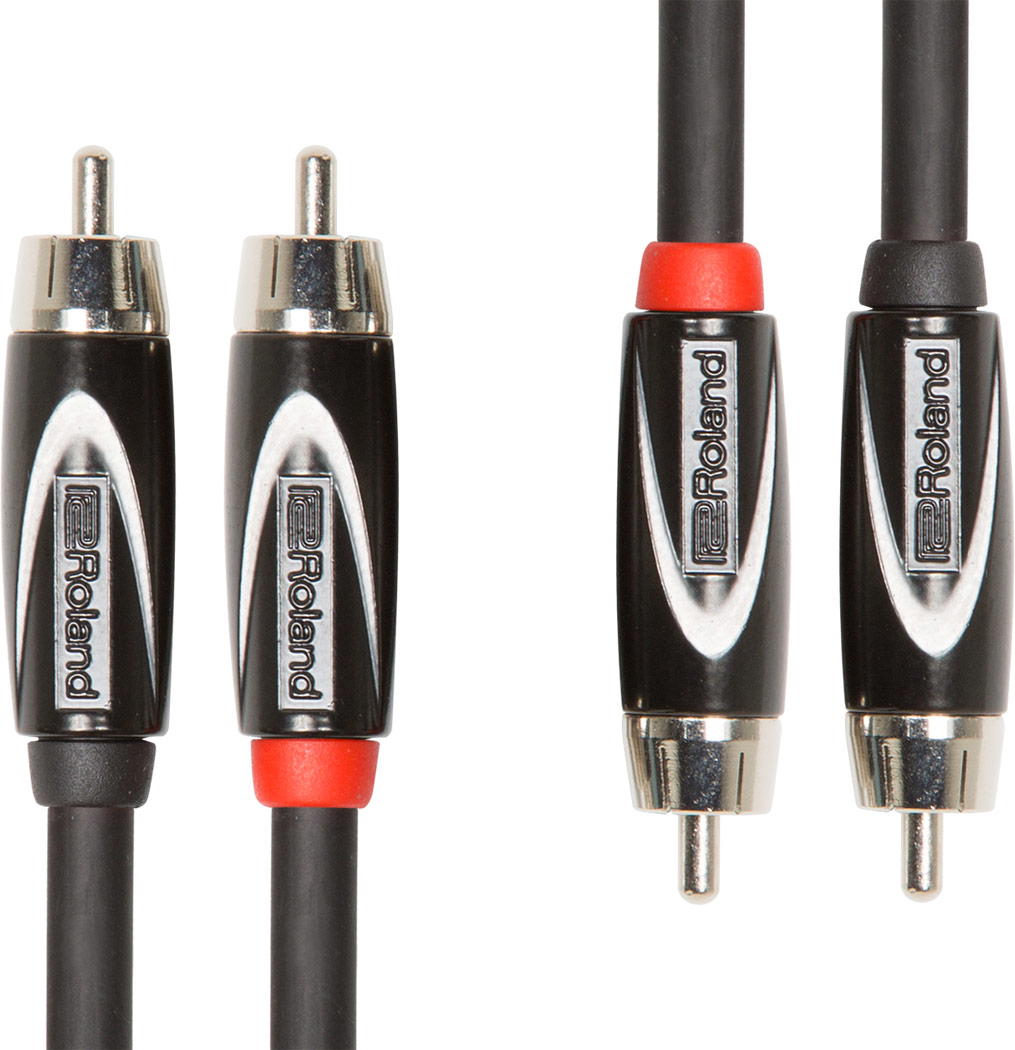 Roland RCC-10-2R2R Black Dual RCA x RCA 3m