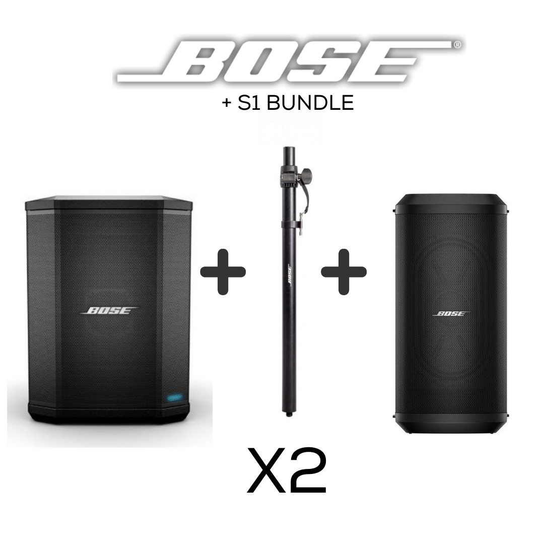 BOSE S1 + SUB 1 Bundle Pack x2