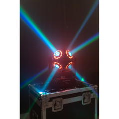 IBIZA LIGHT SATURNE DMX MOVING HEAD 8x 10W RGBW 4i