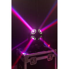 IBIZA LIGHT SATURNE DMX MOVING HEAD 8x 10W RGBW 4i