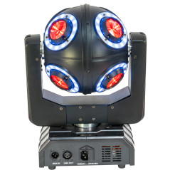 IBIZA LIGHT SATURNE DMX MOVING HEAD 8x 10W RGBW 4i