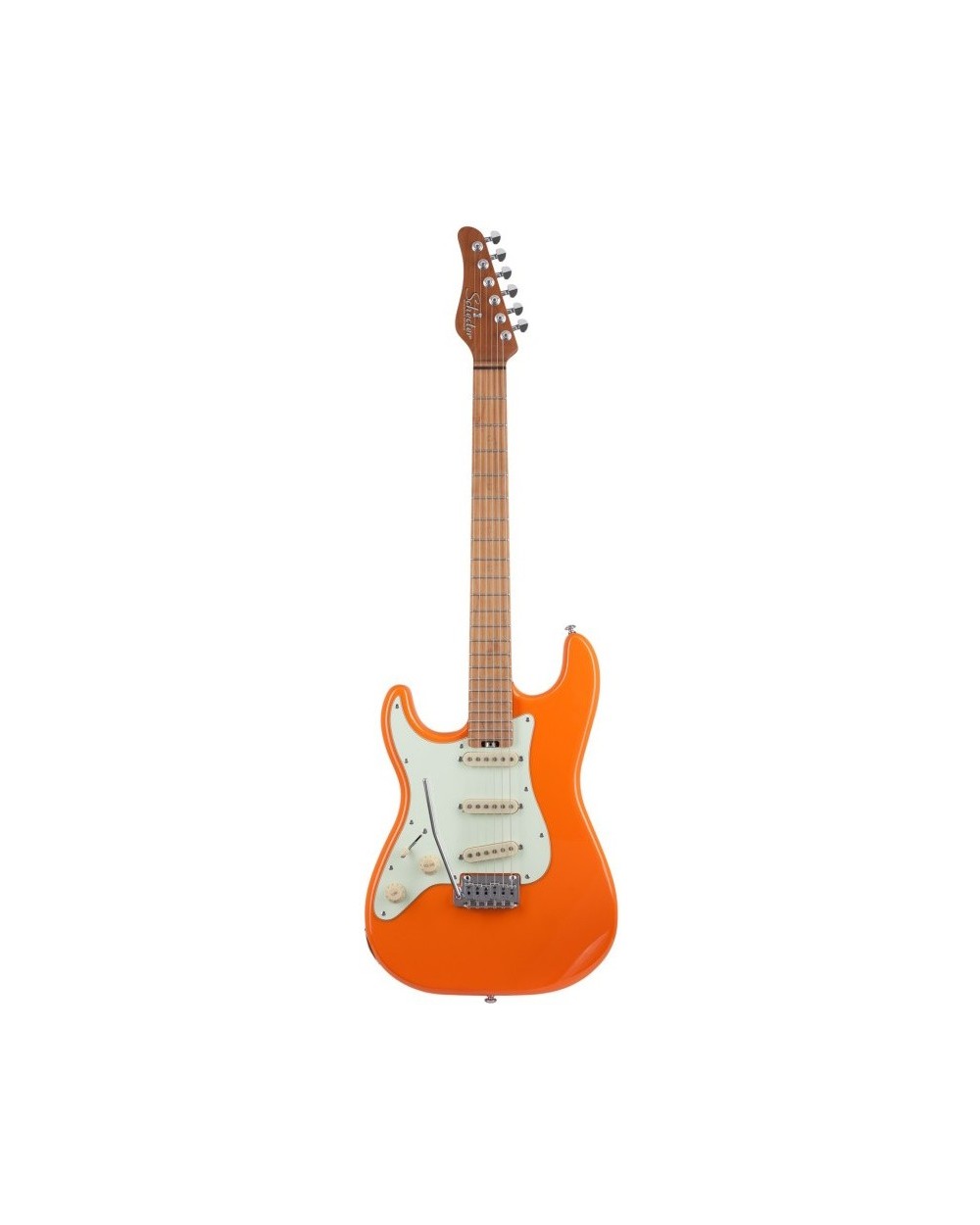 SCHECTER NICK JOHNSTON TRAD L/H SSS A. ORANGE