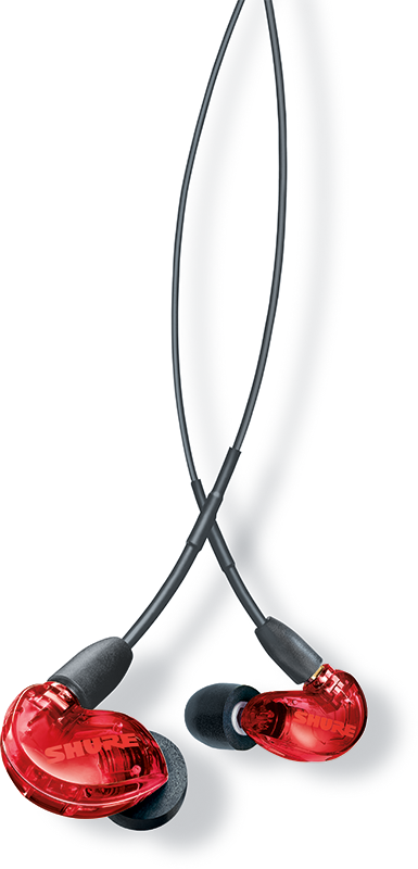 SHURE SE215 ROJO