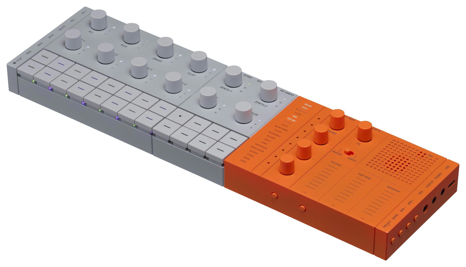 Yamaha SeqTrak Orange