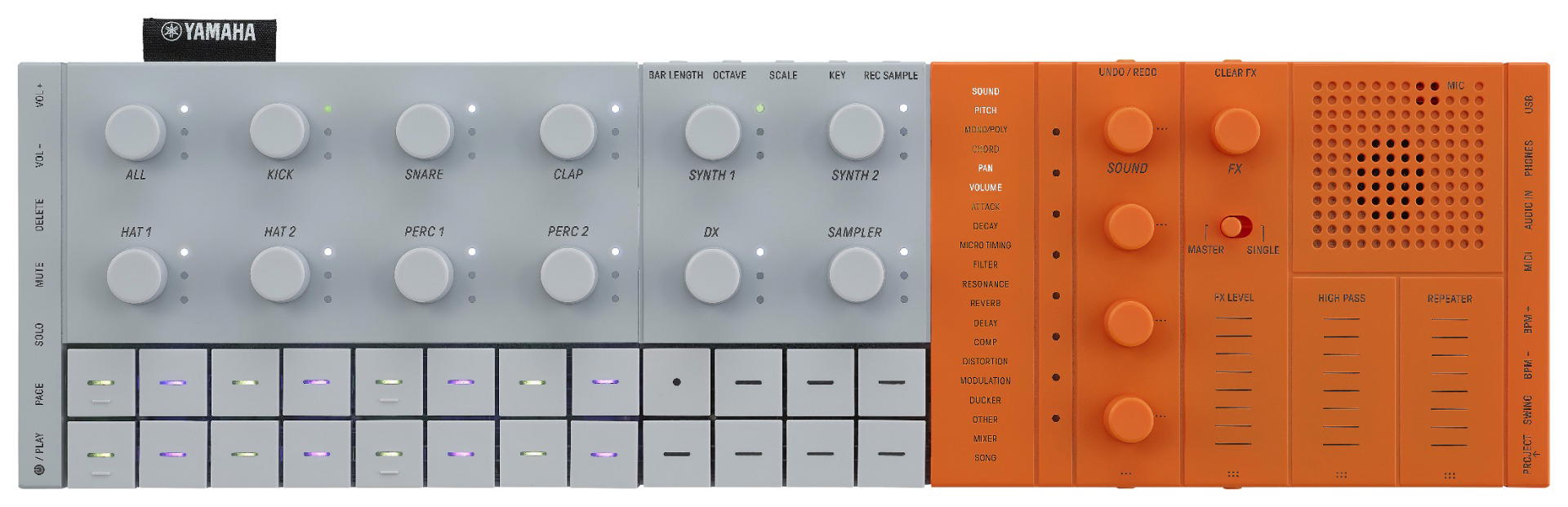 Yamaha SeqTrak Orange