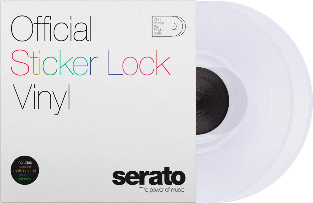 SERATO STICKER LOCK VINYL (PAREJA)