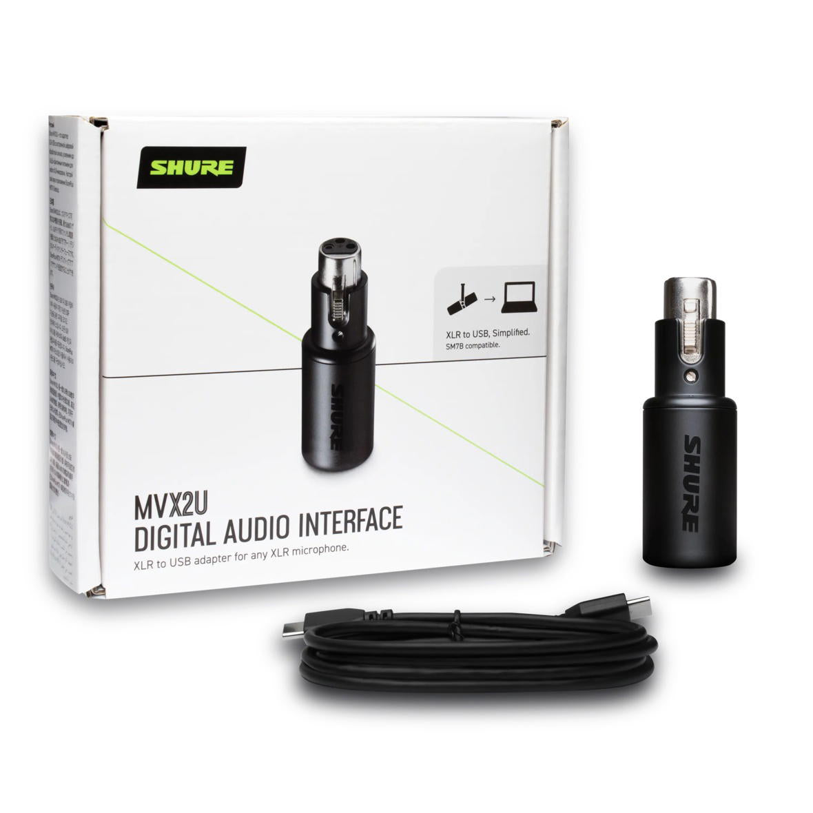 SHURE MOTIV MVX2U DIGITAL AUDIO INTERFACE