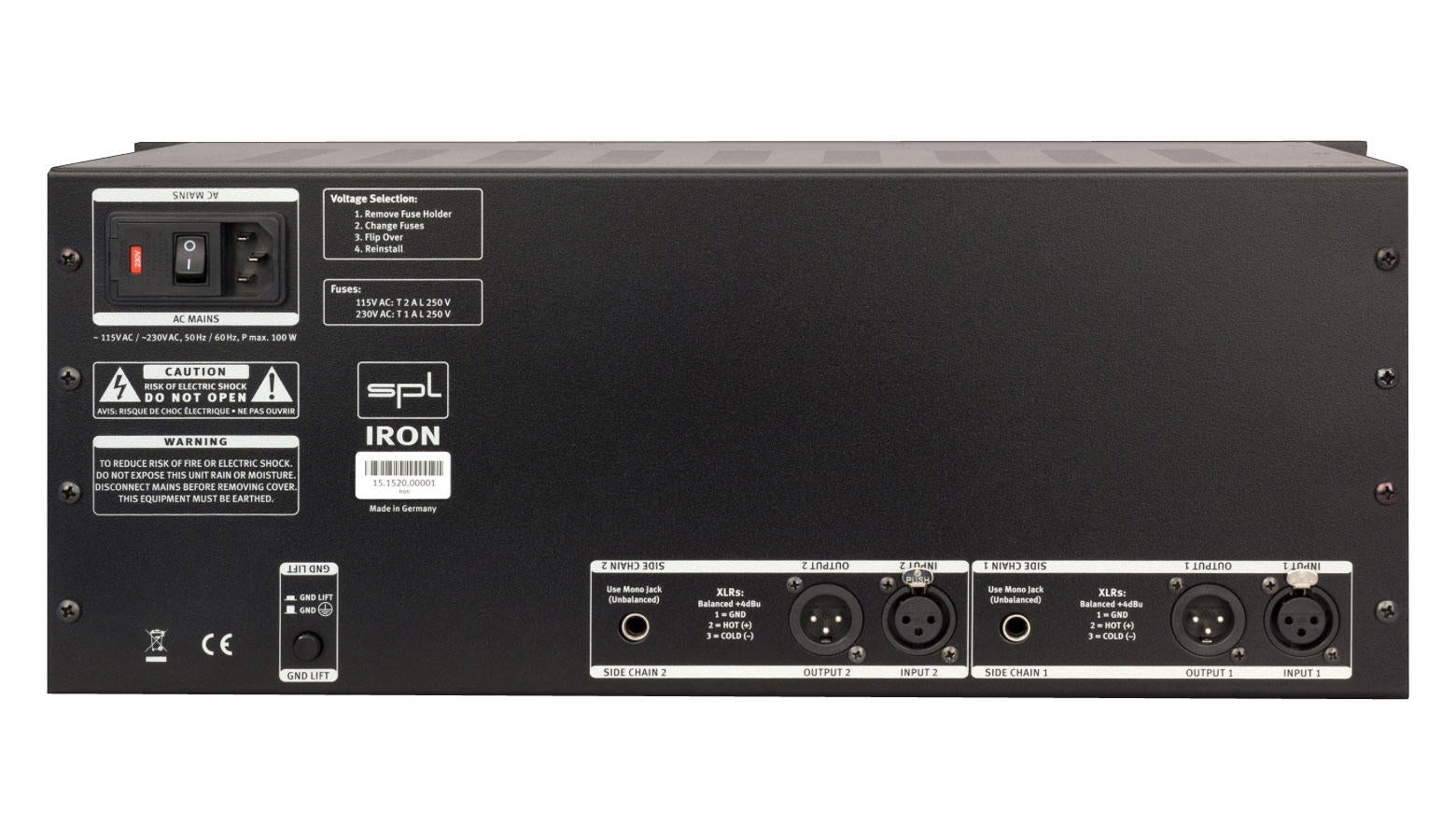 SPL IRON Dual Channel Mastering Compressor