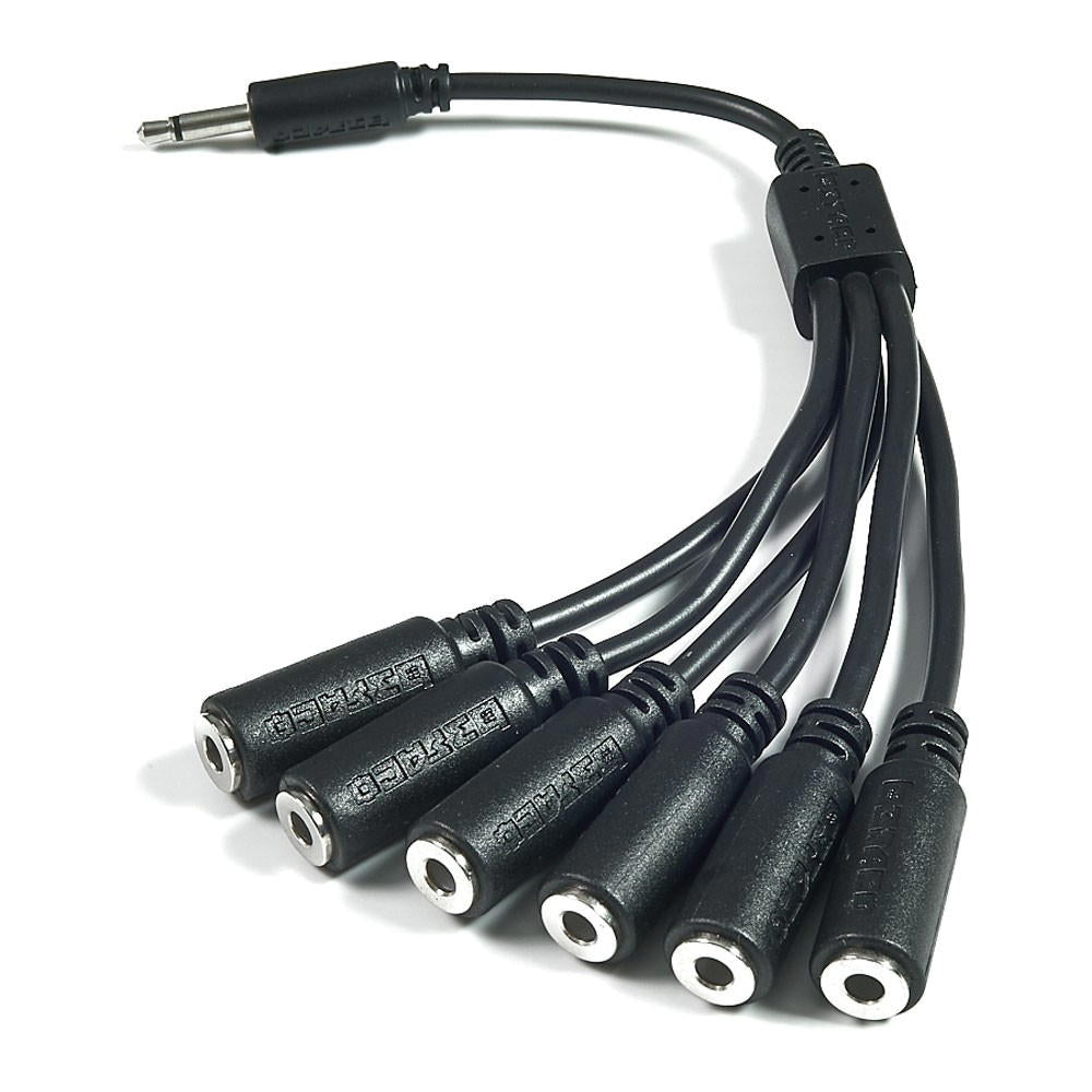 Befaco Squid Cable Mult - 6 Vias - Black x2 units