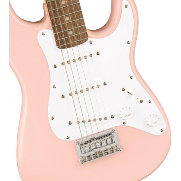 SQUIER MINI STRATO SHELL PINK IL