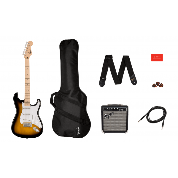 SQUIER SONIC STRATOCASTER PACK 2-COLOR SUNBURST
