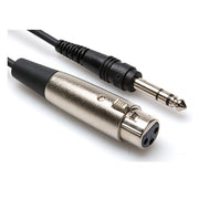 HOSA BALANCED XLR FEMALE TO 1/4' TRS MALE 5FT